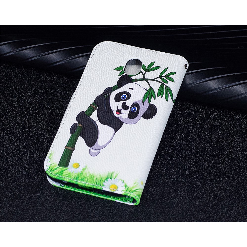 Pattern Printing Wallet Stand Leather Casing Cover for Samsung Galaxy J7 (2017) EU Version - Lovely Panda-10