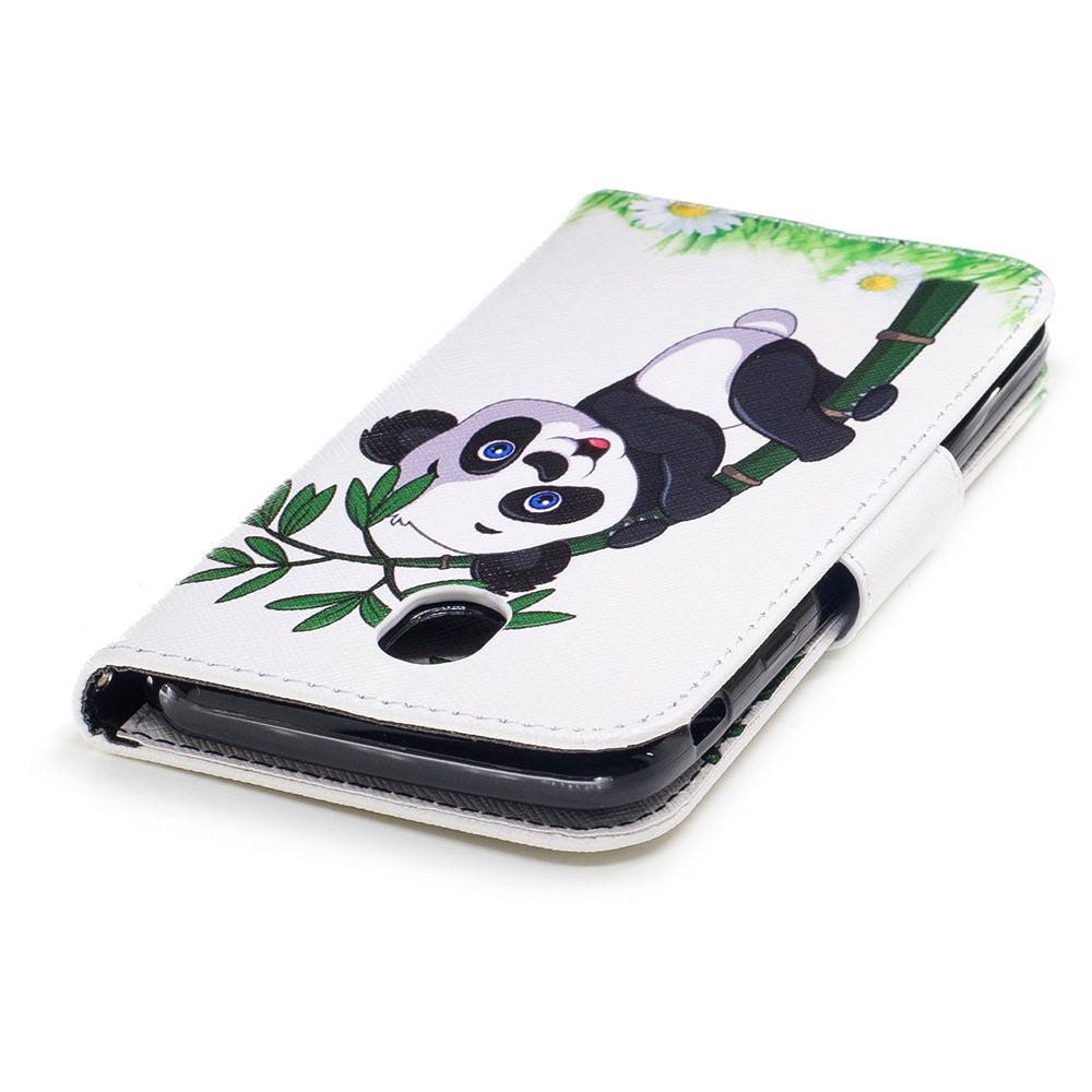 Pattern Printing Wallet Stand Leather Casing Cover for Samsung Galaxy J7 (2017) EU Version - Lovely Panda-7