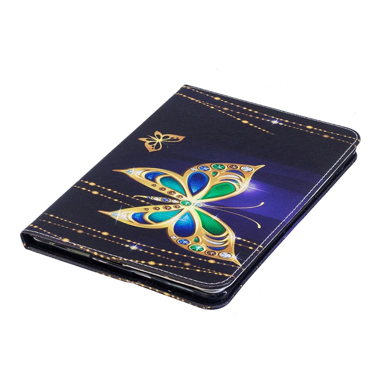 For Samsung Galaxy Tab S2 8.0 T710 T715 Pattern Printing Leather Wallet Protection Cover - Butterfly with Diamond-6