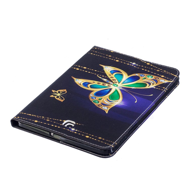 For Samsung Galaxy Tab S2 8.0 T710 T715 Pattern Printing Leather Wallet Protection Cover - Butterfly with Diamond-7