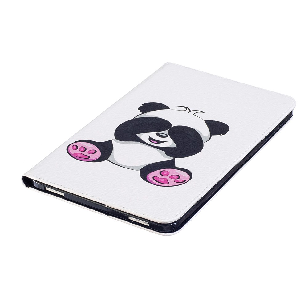 Patrón De La Impresión De La Cubierta Flip Billetera De Cuero Para Samsung Galaxy Tab A 10.1 (2016) T580 T585 - Lindo Panda-6