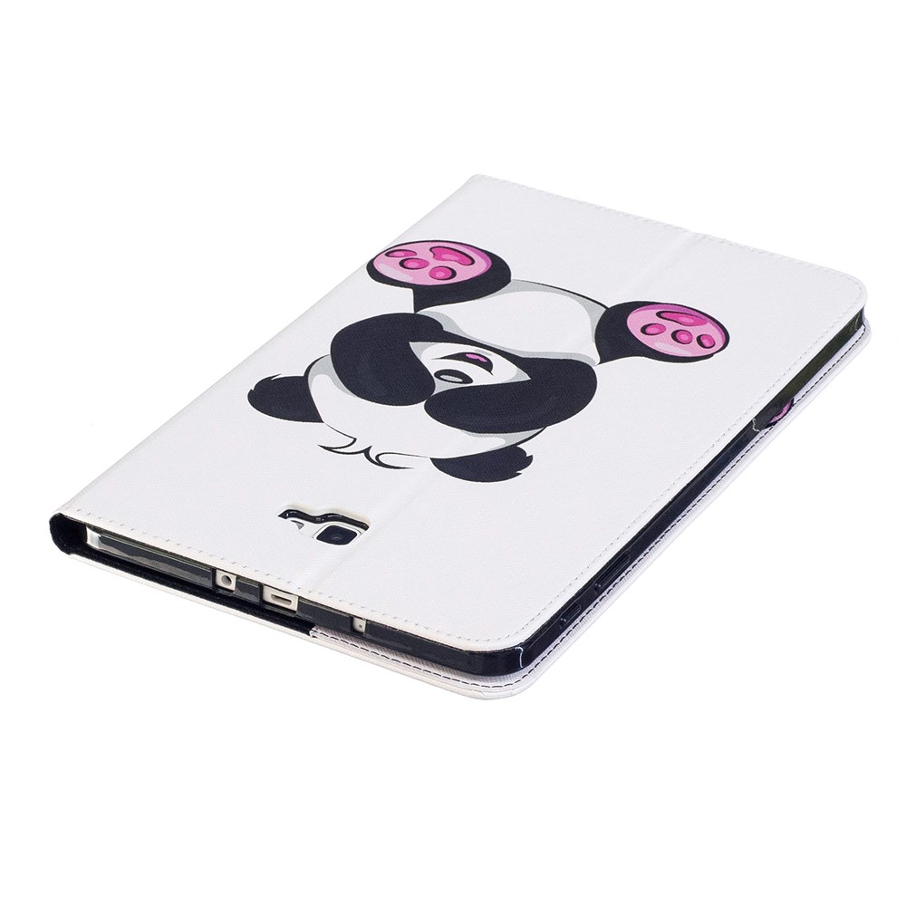 Patrón De La Impresión De La Cubierta Flip Billetera De Cuero Para Samsung Galaxy Tab A 10.1 (2016) T580 T585 - Lindo Panda-7