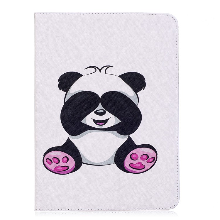 Pattern Printing Leather Wallet Case for Samsung Galaxy Tab S3 9.7 T820 T825 - Cute Panda-2