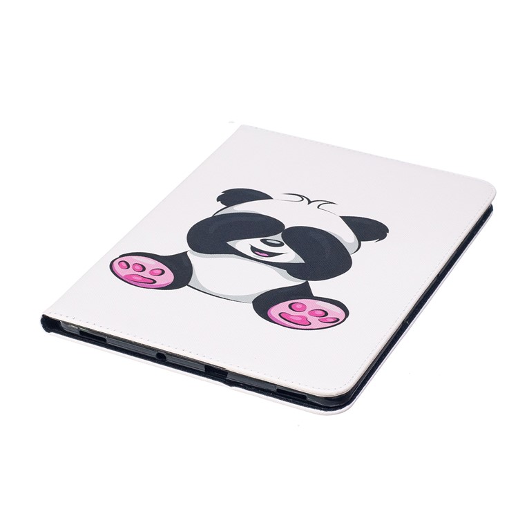 Pattern Printing Leather Wallet Case for Samsung Galaxy Tab S3 9.7 T820 T825 - Cute Panda-6