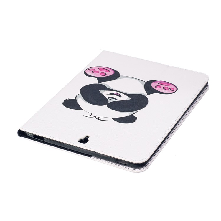 Pattern Printing Leather Wallet Case for Samsung Galaxy Tab S3 9.7 T820 T825 - Cute Panda-7