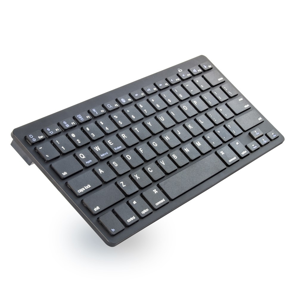 Wireless Bluetooth 3.0 Keyboard Appk78 for iPhone iPad Samsung Smartphone Tablet Laptop - Black-6