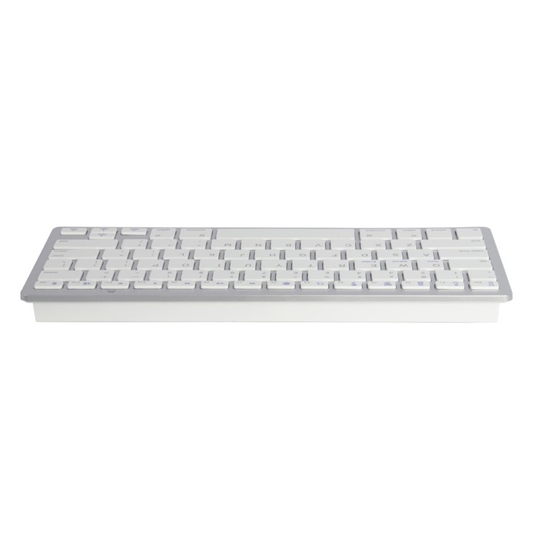 Wireless Bluetooth 3.0 Keyboard Appk78 for iPhone iPad Samsung Smartphone Tablet Laptop - White-10