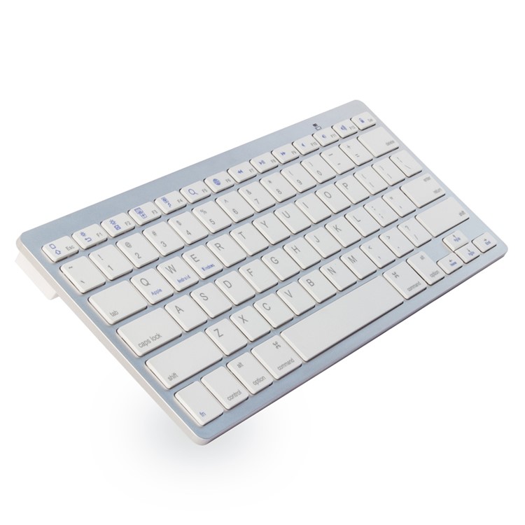 Wireless Bluetooth 3.0 Keyboard Appk78 for iPhone iPad Samsung Smartphone Tablet Laptop - White-6