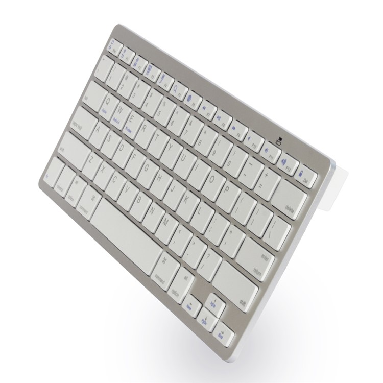Wireless Bluetooth 3.0 Keyboard Appk78 for iPhone iPad Samsung Smartphone Tablet Laptop - White-8