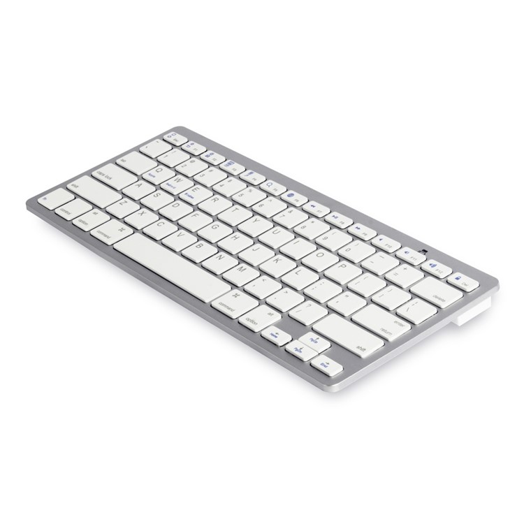Wireless Bluetooth 3.0 Keyboard Appk78 for iPhone iPad Samsung Smartphone Tablet Laptop - White-9