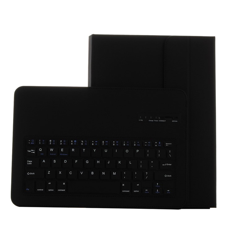 Universal Bluetooth Keyboard Leather Stand Case for 9-10.1 inch Tablet PC - Black-12