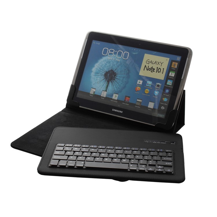 Universal Bluetooth Keyboard Leather Stand Case for 9-10.1 inch Tablet PC - Black-5