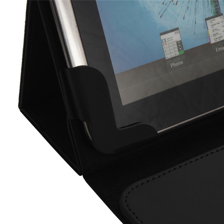 Universal Bluetooth Keyboard Leather Stand Case for 9-10.1 inch Tablet PC - Black-6