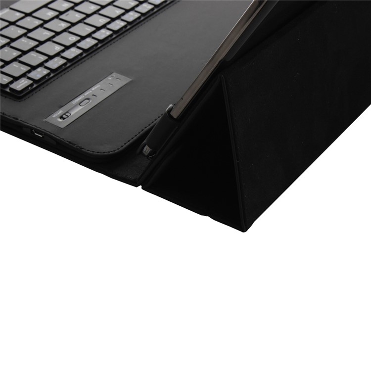 Universal Bluetooth Keyboard Leather Stand Case for 9-10.1 inch Tablet PC - Black-8