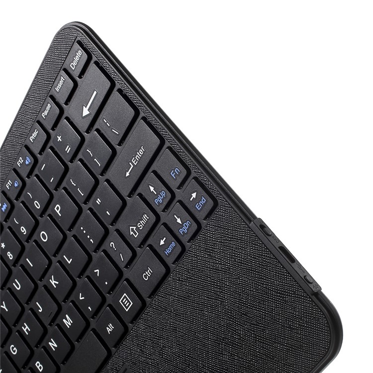 Bluetooth Keyboard with Leather Stand Case for iPad Air 2 / HTC Google Nexus 9, Size: 180-266mm - Black-11