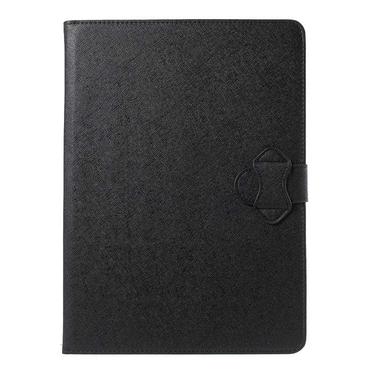 Bluetooth Keyboard with Leather Stand Case for iPad Air 2 / HTC Google Nexus 9, Size: 180-266mm - Black-2