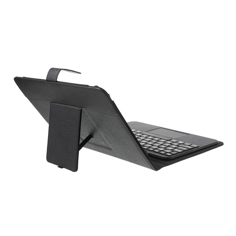 Bluetooth Keyboard with Leather Stand Case for iPad Air 2 / HTC Google Nexus 9, Size: 180-266mm - Black-5