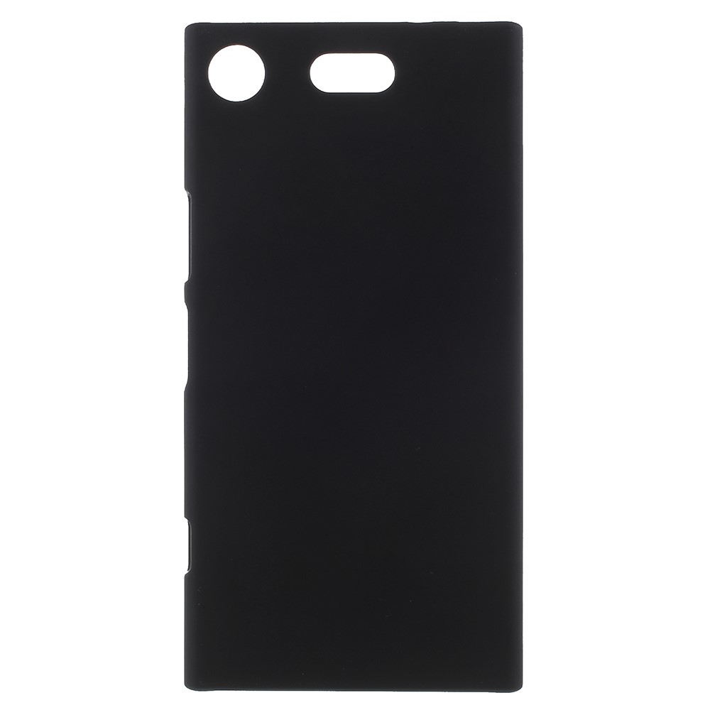 Rubberized PC Hard Shell for Sony Xperia XZ1 Compact - Black-1