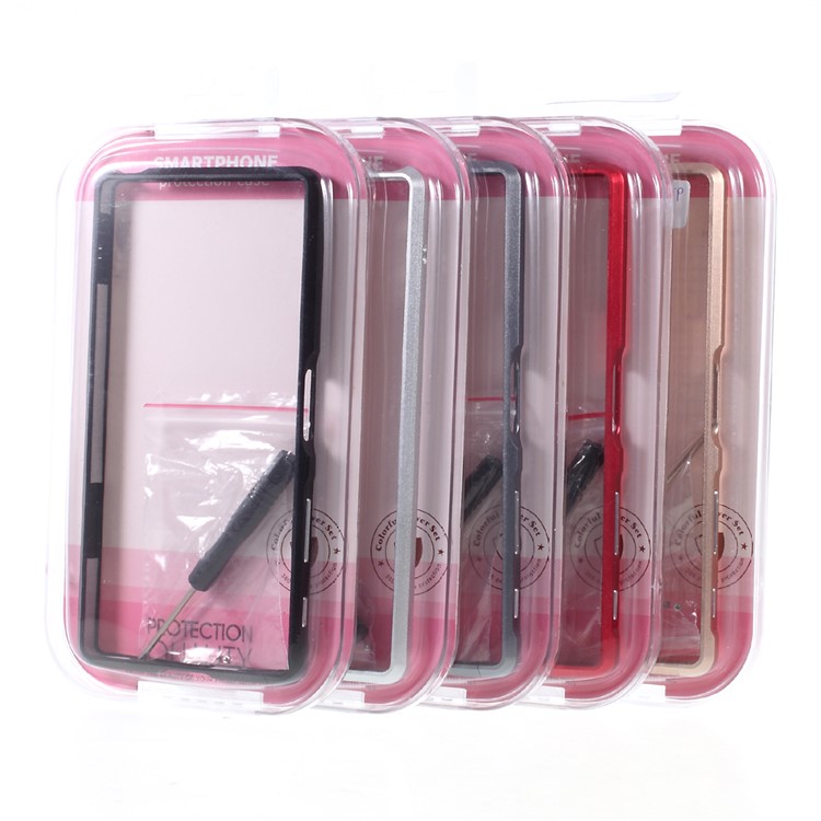 Screw Lock Aluminium Alloy Bumper Frame for Sony Xperia Z5 Premium - Black-8