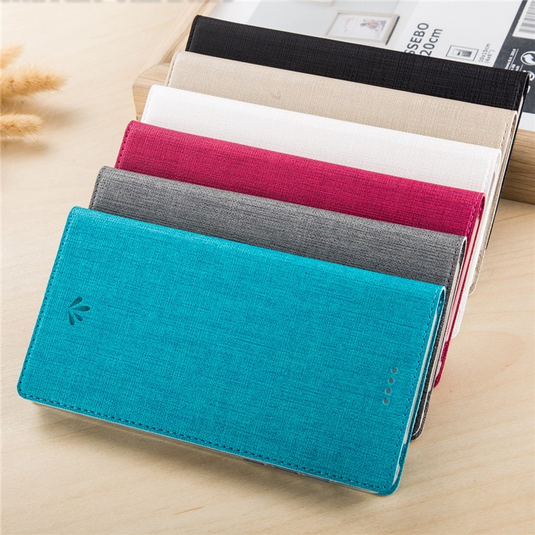 VILI DMX Leather Stand Card Slot Phone Case for Sony Xperia XZ1 - Gold-5
