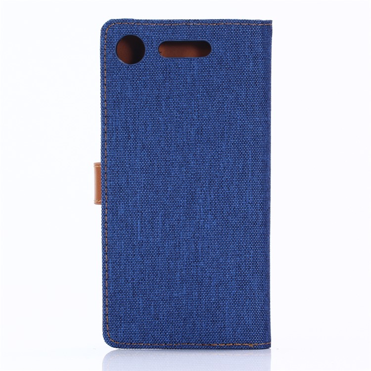 Bolsa de couro Oxford Wallet Leather Case para Sony Xperia XZ1 - Azul bebê-2