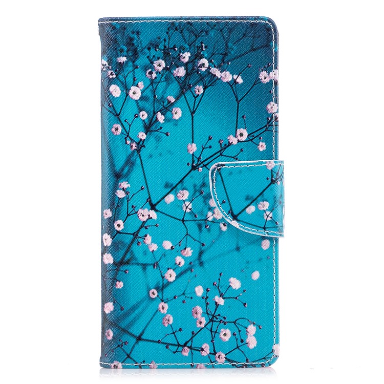Pattern Printing PU Leather Wallet Stand Cell Phone Shell for Sony Xperia XA1 Plus - Wintersweet-2