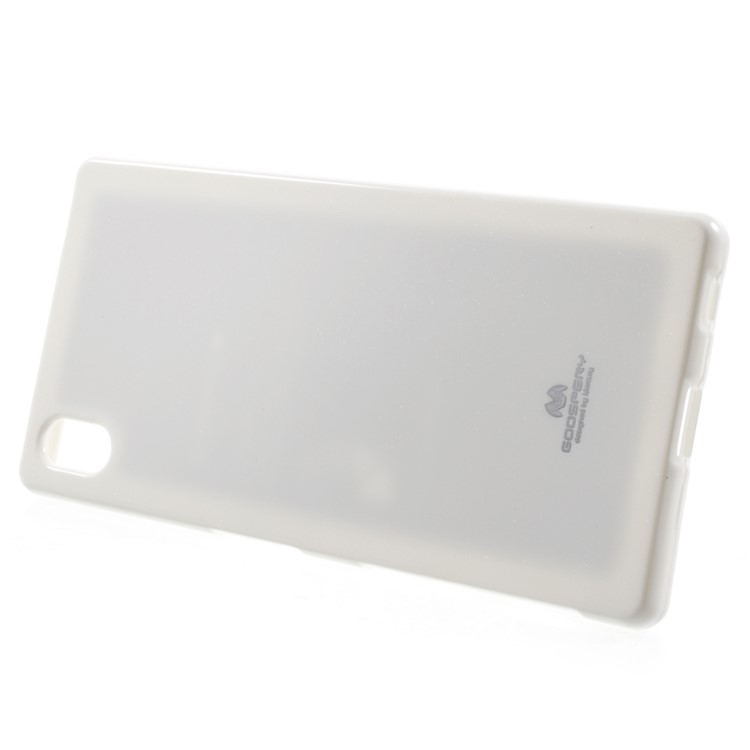 MERCURY GOOSPERY TPU Cover for Sony Xperia Z5 / Z5 Dual with Glitter Powder - White-2