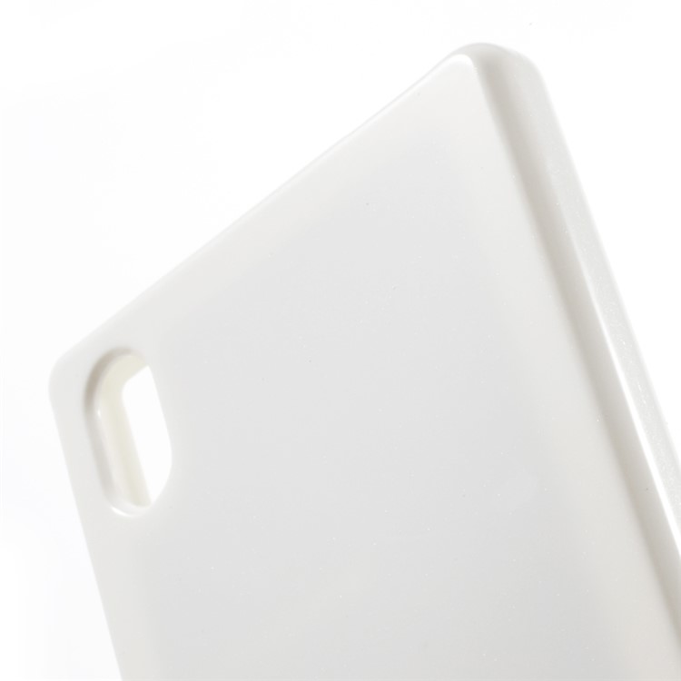 MERCURY GOOSPERY TPU Cover for Sony Xperia Z5 / Z5 Dual with Glitter Powder - White-5