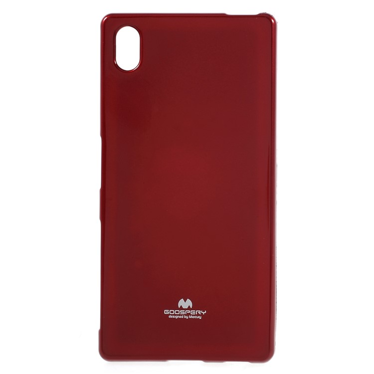 MERCURY GOOSPERY TPU Shell for Sony Xperia Z5 / Z5 Dual with Glitter Powder - Red-1