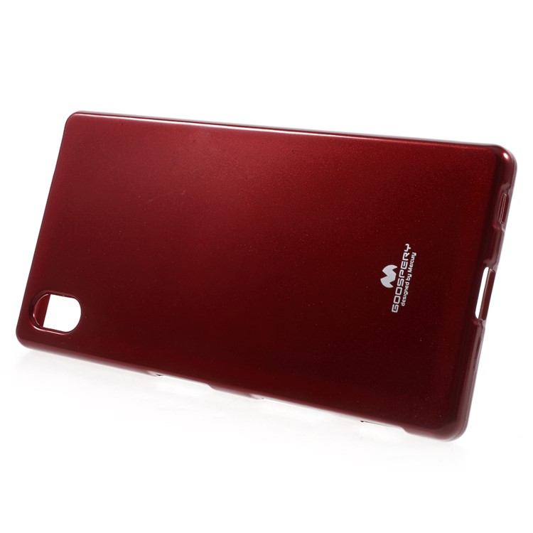 MERCURY GOOSPERY TPU Shell for Sony Xperia Z5 / Z5 Dual with Glitter Powder - Red-2