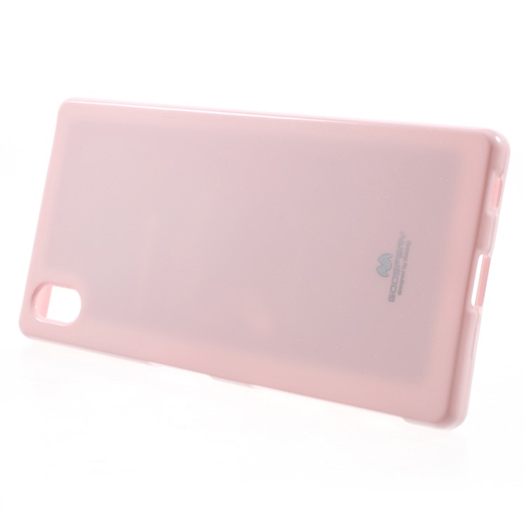 MERCURY GOOSPERY TPU Shell for Sony Xperia Z5 / Z5 Dual with Glitter Powder - Pink-2