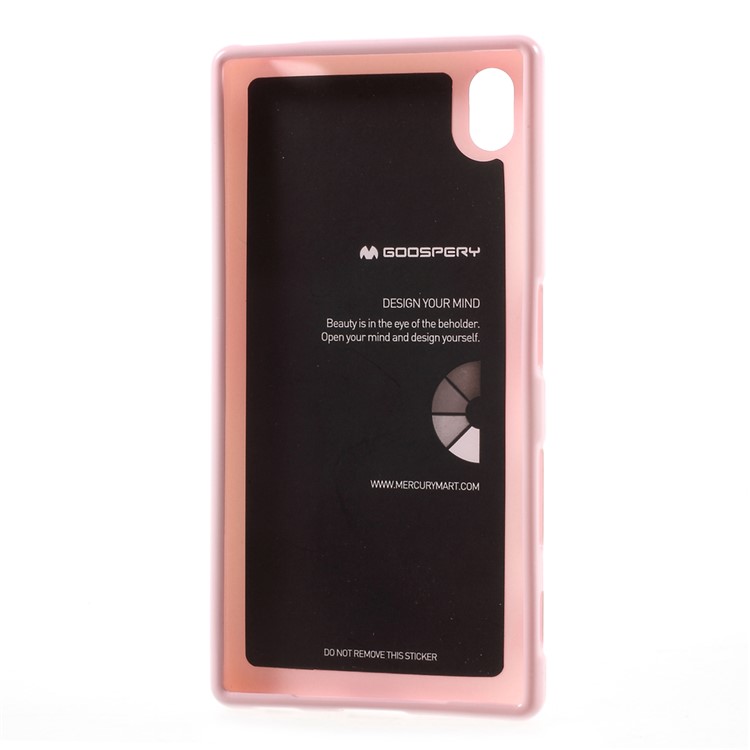 MERCURY GOOSPERY TPU Shell for Sony Xperia Z5 / Z5 Dual with Glitter Powder - Pink-3