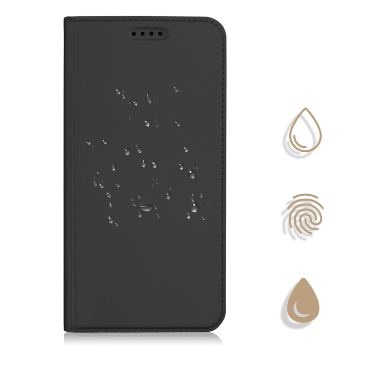 Magnetic Stand Card Slot Leather Mobile Case for Sony Xperia XZ1 Compact - Black-3