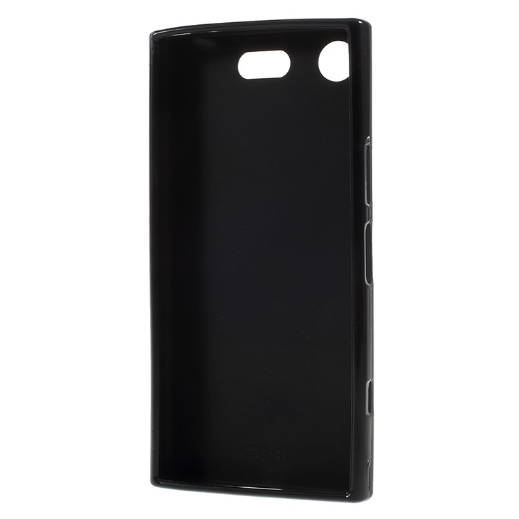 For Sony Xperia XZ1 Compact Double-sided Matte Back Cover TPU Case - Black-3