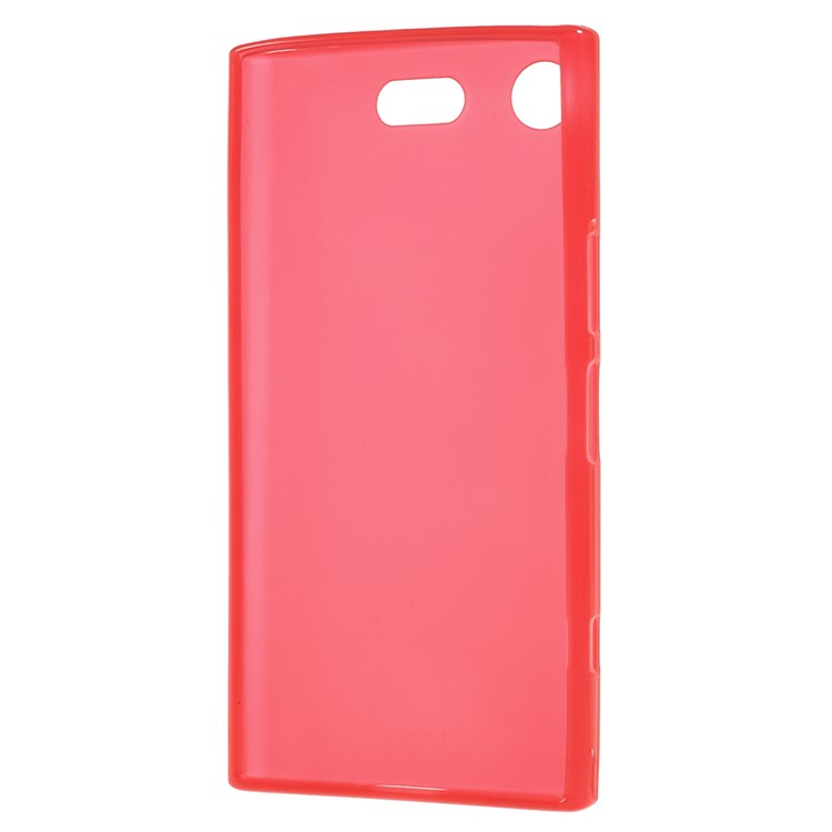 For Sony Xperia XZ1 Compact Double-sided Matte TPU Mobile Cover - Red-3
