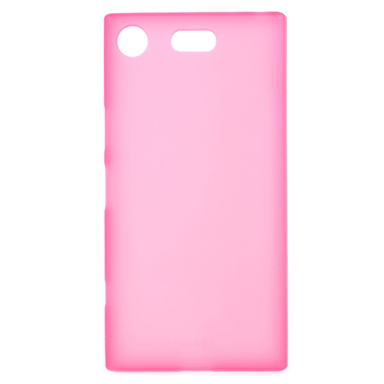 For Sony Xperia XZ1 Compact Double-sided Matte TPU Gel Case - Rose-1