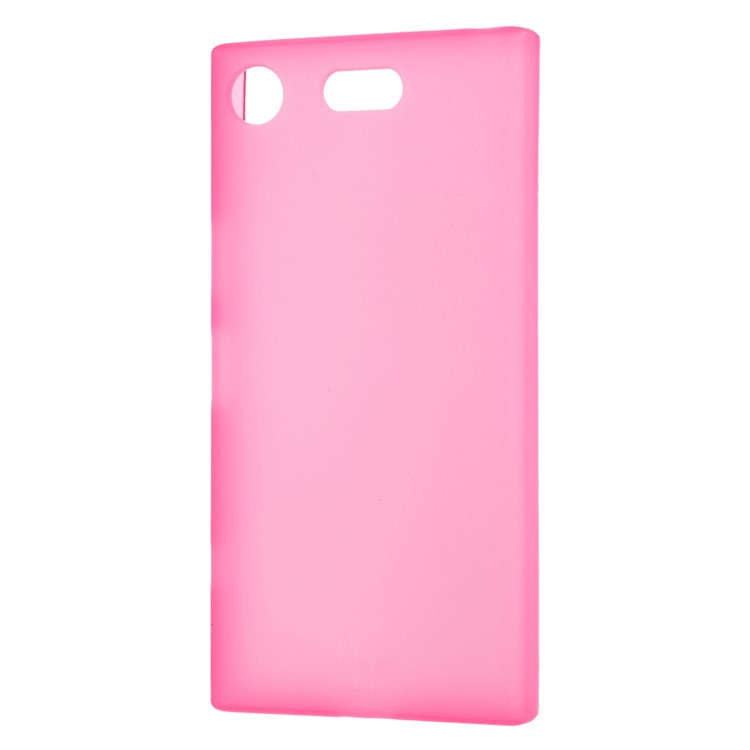 For Sony Xperia XZ1 Compact Double-sided Matte TPU Gel Case - Rose-2