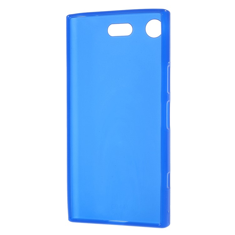 For Sony Xperia XZ1 Compact Double-sided Matte TPU Cell Phone Case - Blue-3