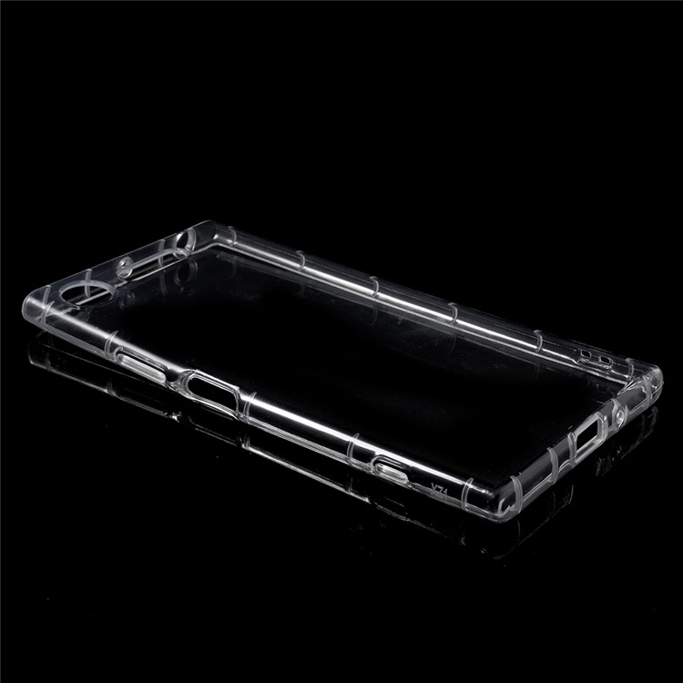 Drop-proof Transparent TPU Back Phone Case for Sony Xperia XZ1-3