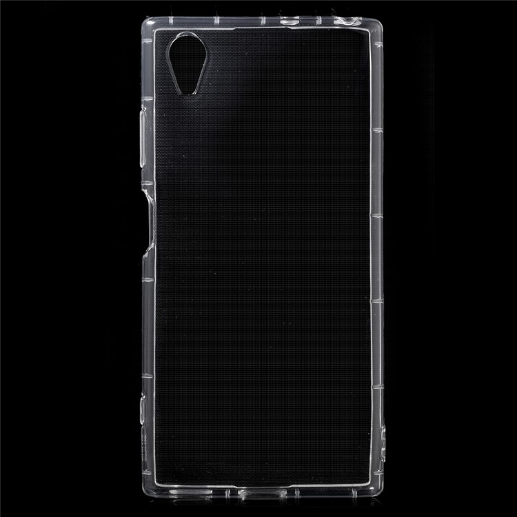 Clear TPU Flexible Case for Sony Xperia XA1 Plus - Transparent-1