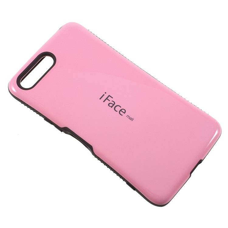 IFACE MALL Mosaic PC + TPU Hybrid Ultra-thin Case Shell for Sony Xperia XZ Premium - Pink-1