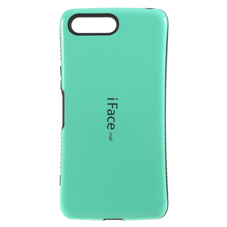 IFACE MALL PC + TPU Hybrid Case Accessory for Sony Xperia XZ Premium - Cyan-2