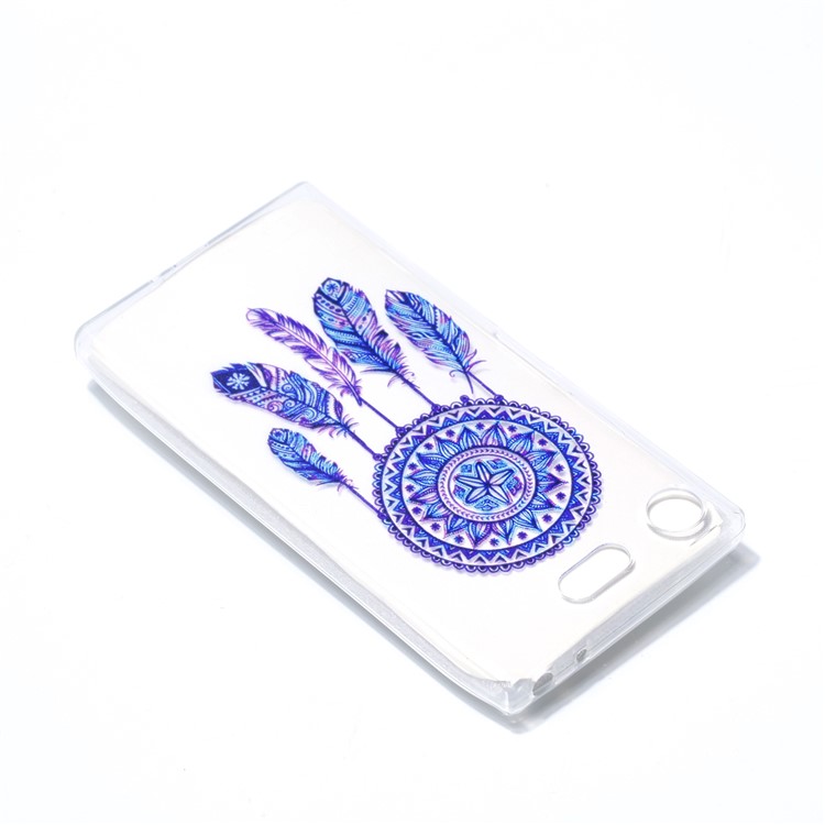 Pattern Printing TPU Soft Case for Sony Xperia XZ1 Compact - Dream Catcher-4