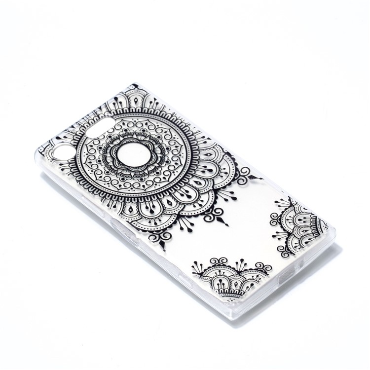 Pattern Printing TPU Cover Shell for Sony Xperia XZ1 Compact - Mandala Pattern-3