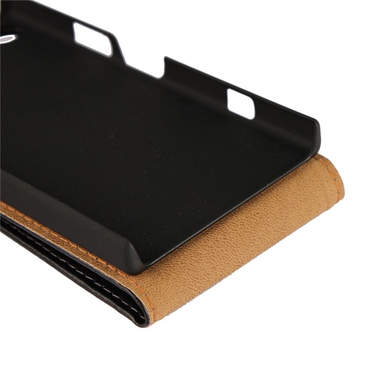Vertical Split Genuine Leather Case for Sony Xperia XZ1 Compact - Black-10