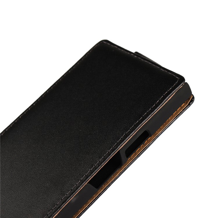 Vertical Split Genuine Leather Case for Sony Xperia XZ1 Compact - Black-6