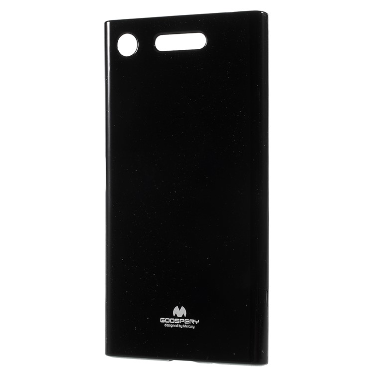 MERCURY GOOSPERY Glitter Powder TPU Gel Case for Sony Xperia XZ1 - Black-2