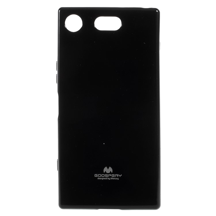 MERCURY GOOSPERY Jelly Glitter Powder TPU Mobile Cover for Sony Xperia XZ1 Compact - Black-1