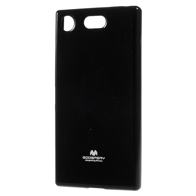 MERCURY GOOSPERY Jelly Glitter Powder TPU Mobile Cover for Sony Xperia XZ1 Compact - Black-2