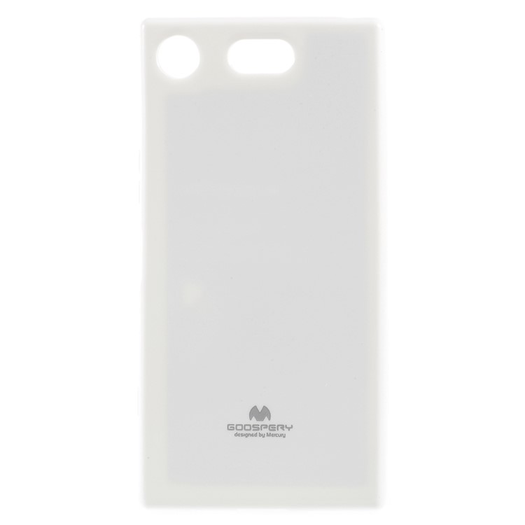 MERCURY GOOSPERY Jelly Glitter Powder TPU Mobile Case for Sony Xperia XZ1 Compact - White-1